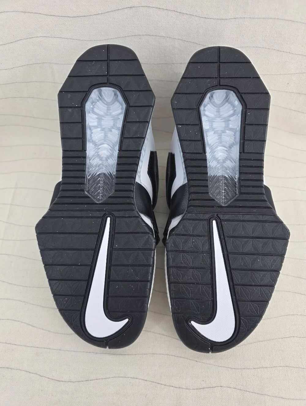 Nike Mens Romaleos 4 White Black Weightlifting Sneakers Shoes CD3463-101 Size 8
